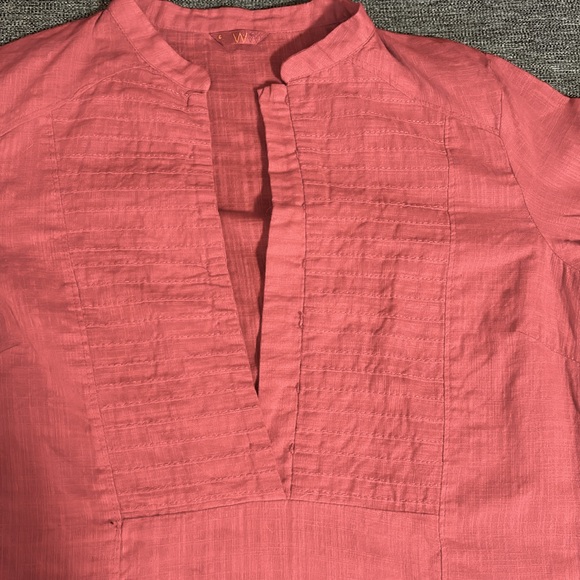 W FOR WOMEN PINK KURTA TUNIC PAKISTANI SIZE 6 CORAL - Picture 9 of 13